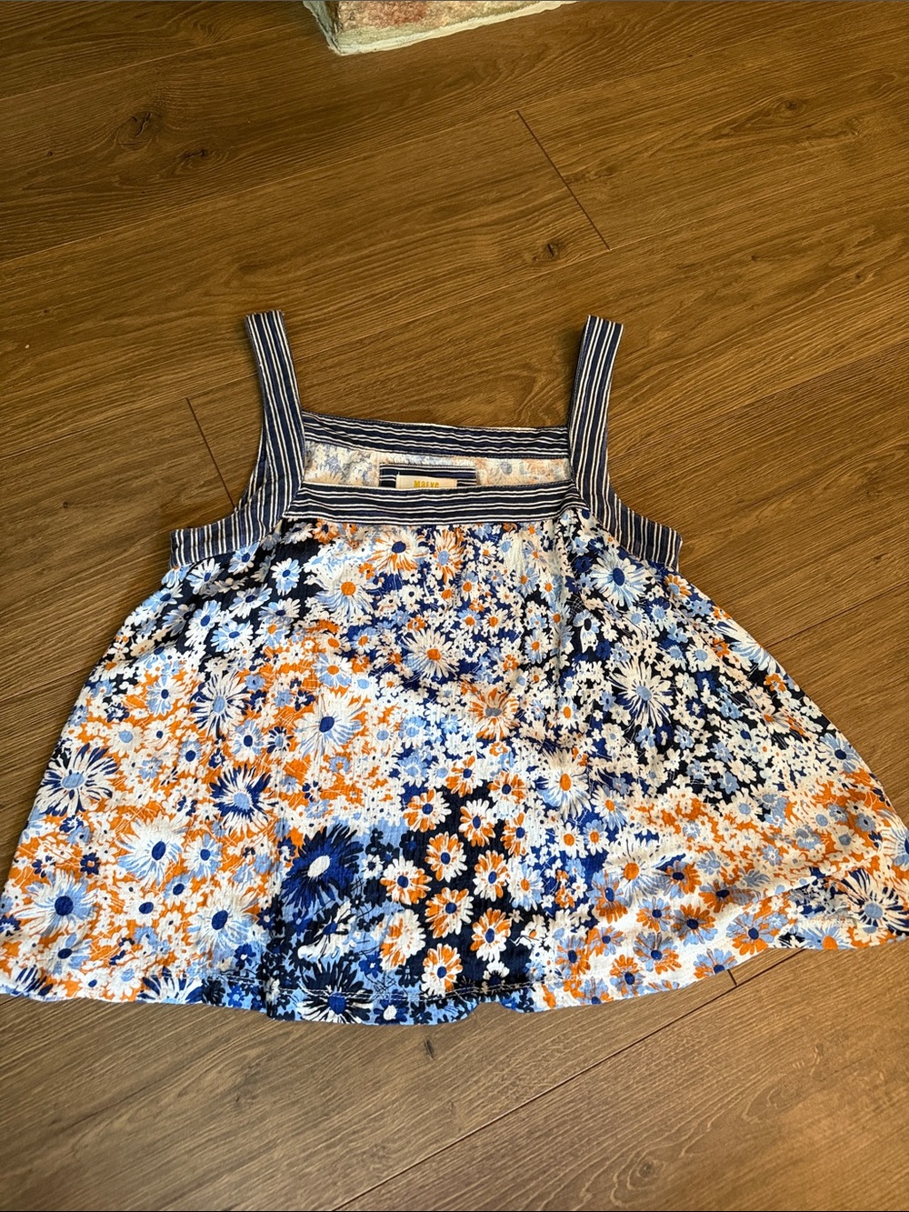 Anthropologie Floral Tank Top